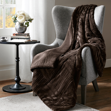 faux fur throw blanket